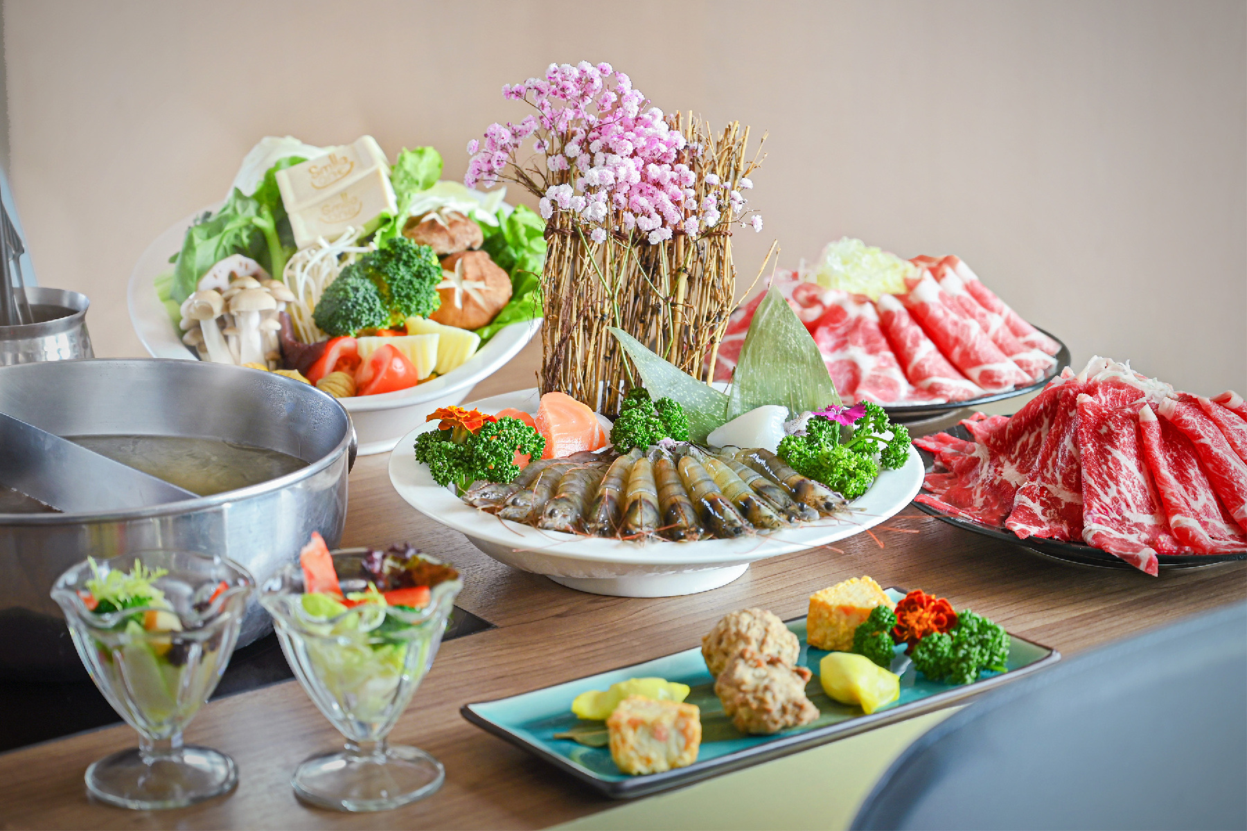 ｜高雄福華大飯店Smile One-精緻涮涮鍋-雙人海陸套餐2