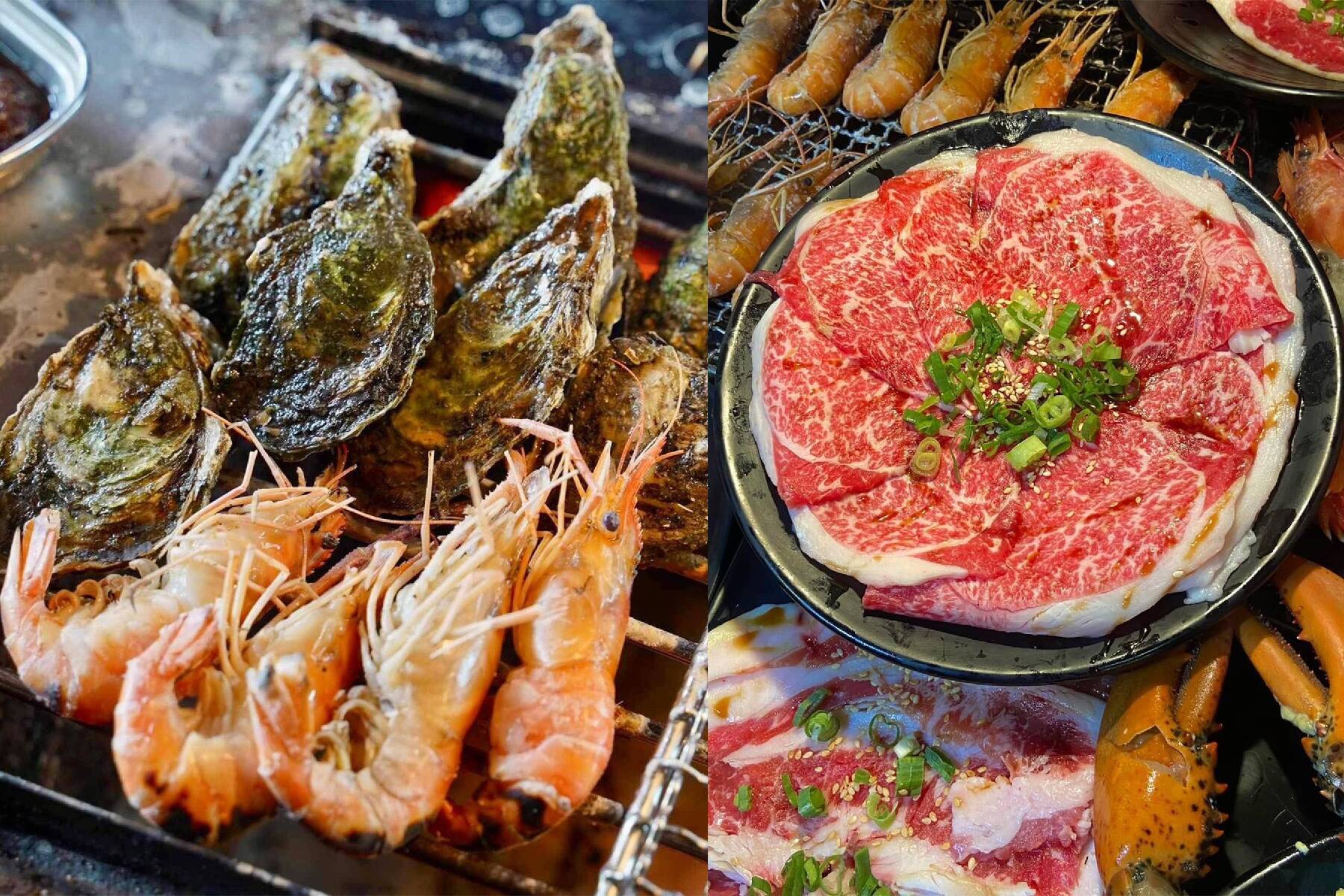 野饌燒肉活泰國蝦｜天使紅蝦/澳洲和牛單人吃到飽券5