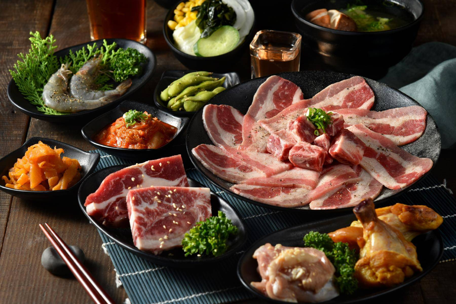 原饌日式無煙燒肉-消費滿800元即可兌換霜降牛或梅花豬乙份3