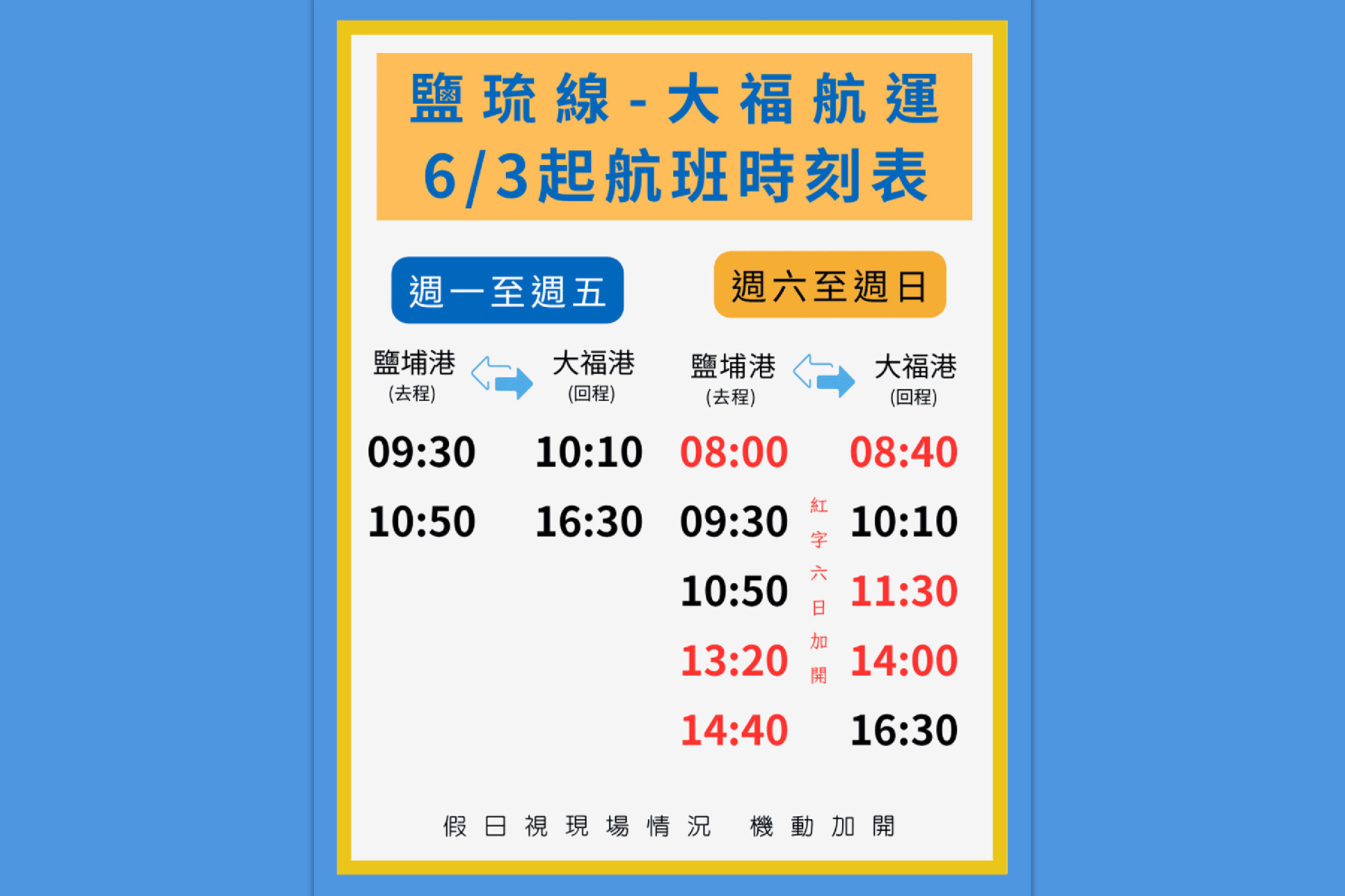 大福琉球航運-單人來回船票(鹽埔-小琉球)+機車 24HR3