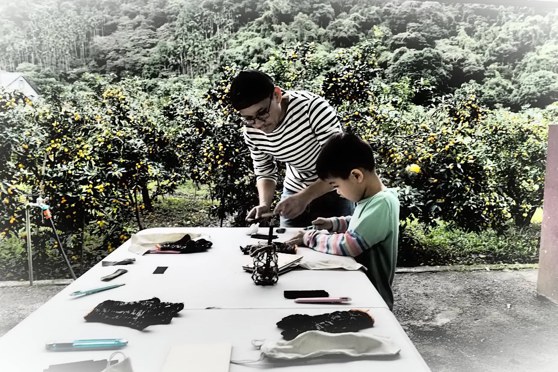 宜蘭枕頭山休閒農業-果樹全利用-果枝筆DIY(最少2人成行)5