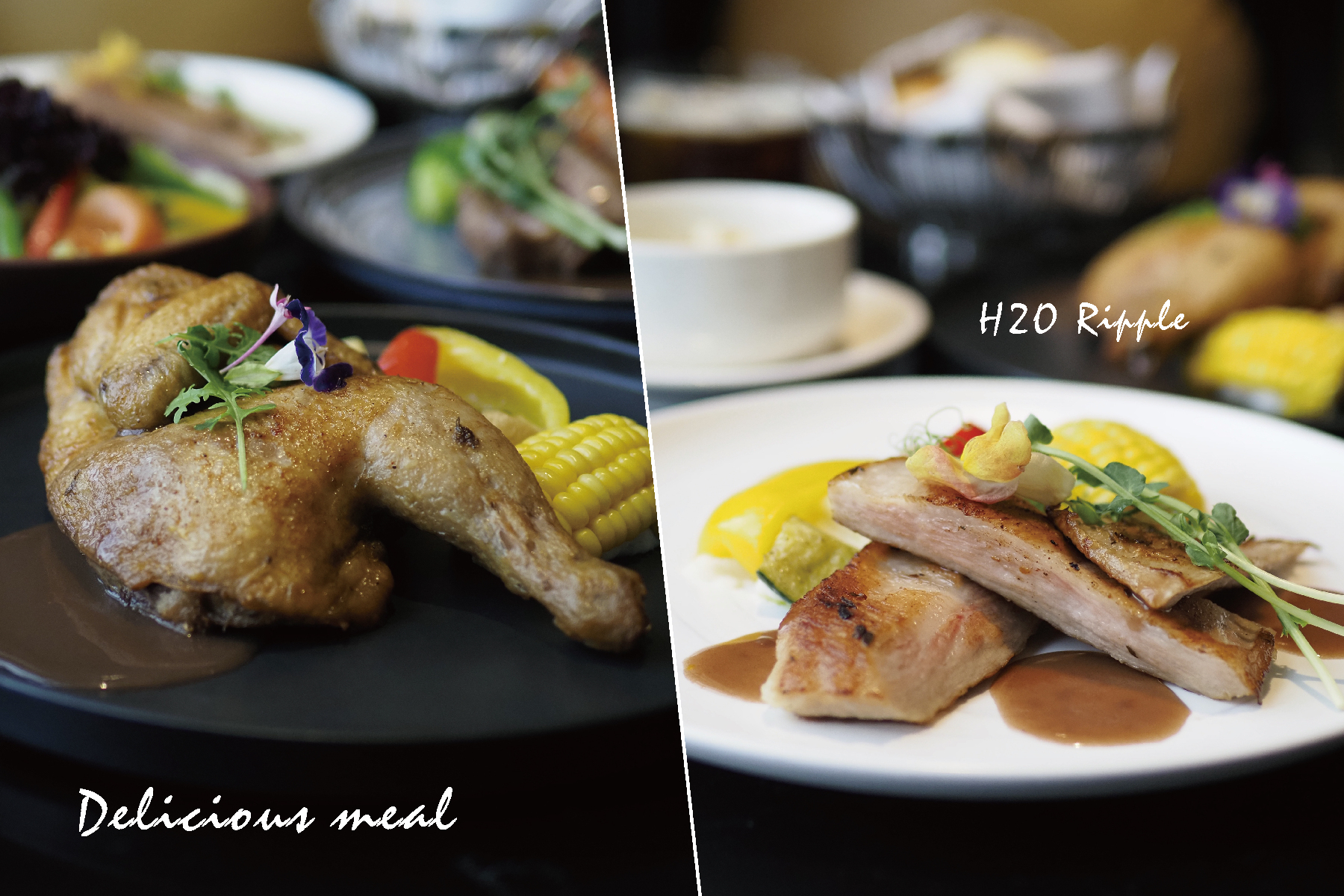 H2O Ripple西餐廳-平日樂活輕饗食餐券1