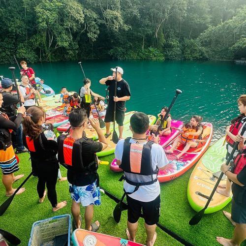 南投日月潭SUP立槳【迷鹿SUP】水上活動體驗券(日出團、日落團、深度遊）（MO)5