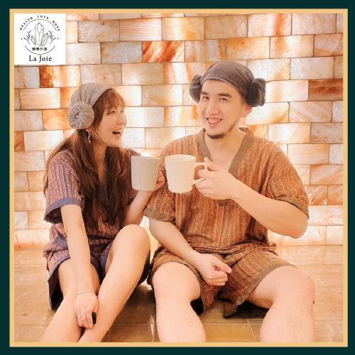 雙12！台北【樂樂汗蒸幕】雙人汗蒸課程45分鐘贈艾草養生按摩錘及無印風氣汗質麻袋(平假日) (25M0)1