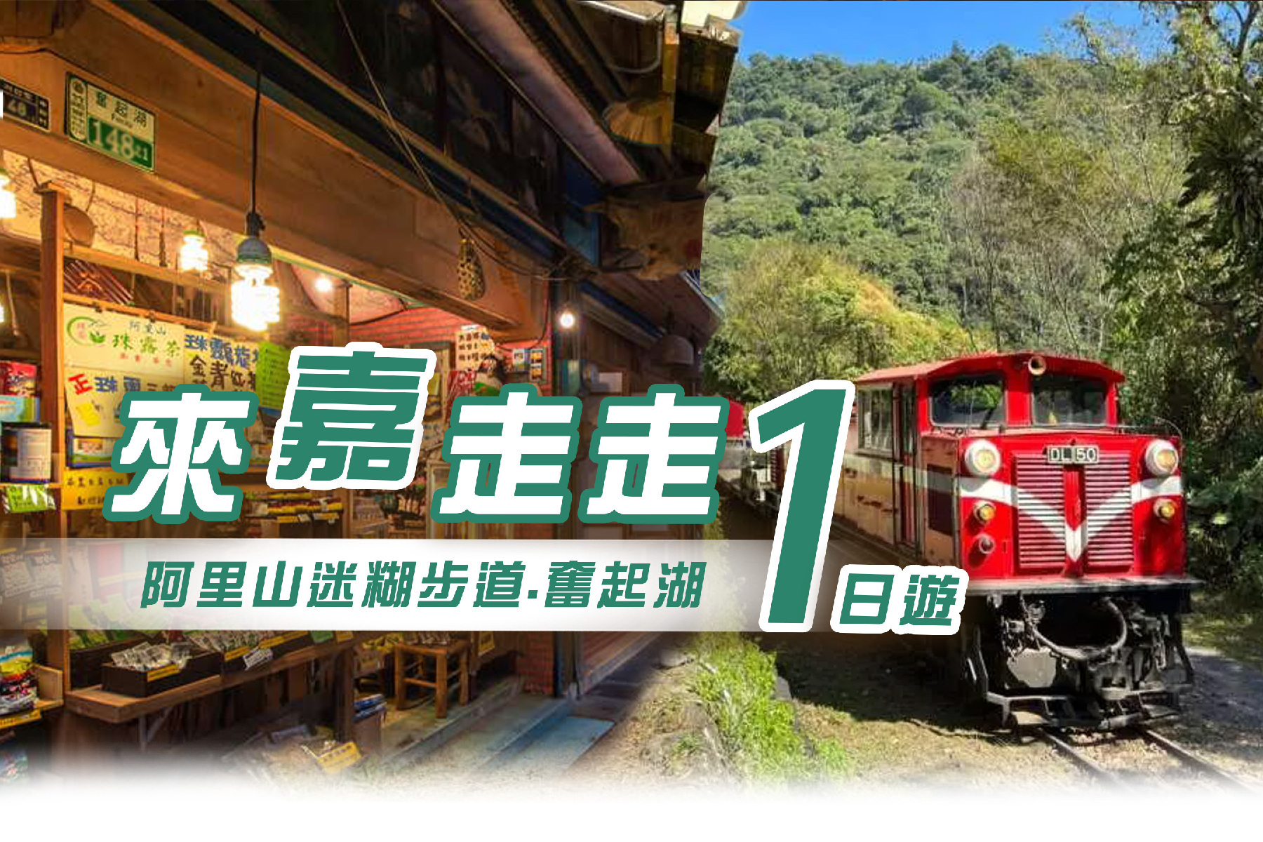 來嘉走走~阿里山迷糊步道.奮起湖一日遊1