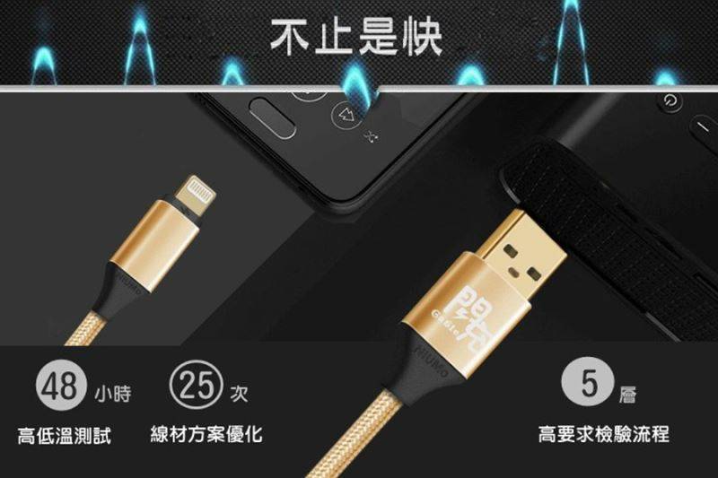 iPhone 編織快充線(20公分)12