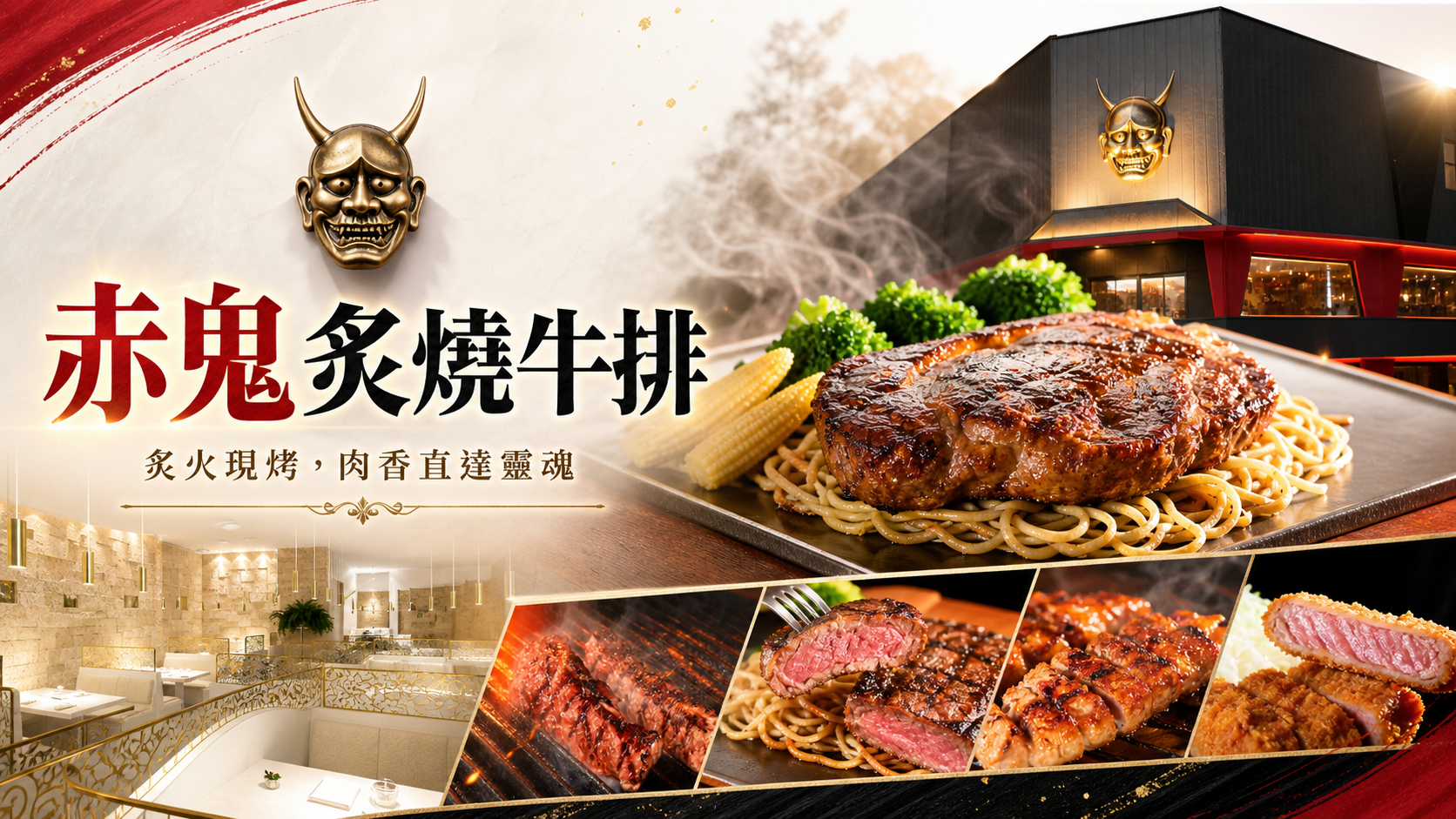 赤鬼炙燒牛排-平日600元商品抵用券1