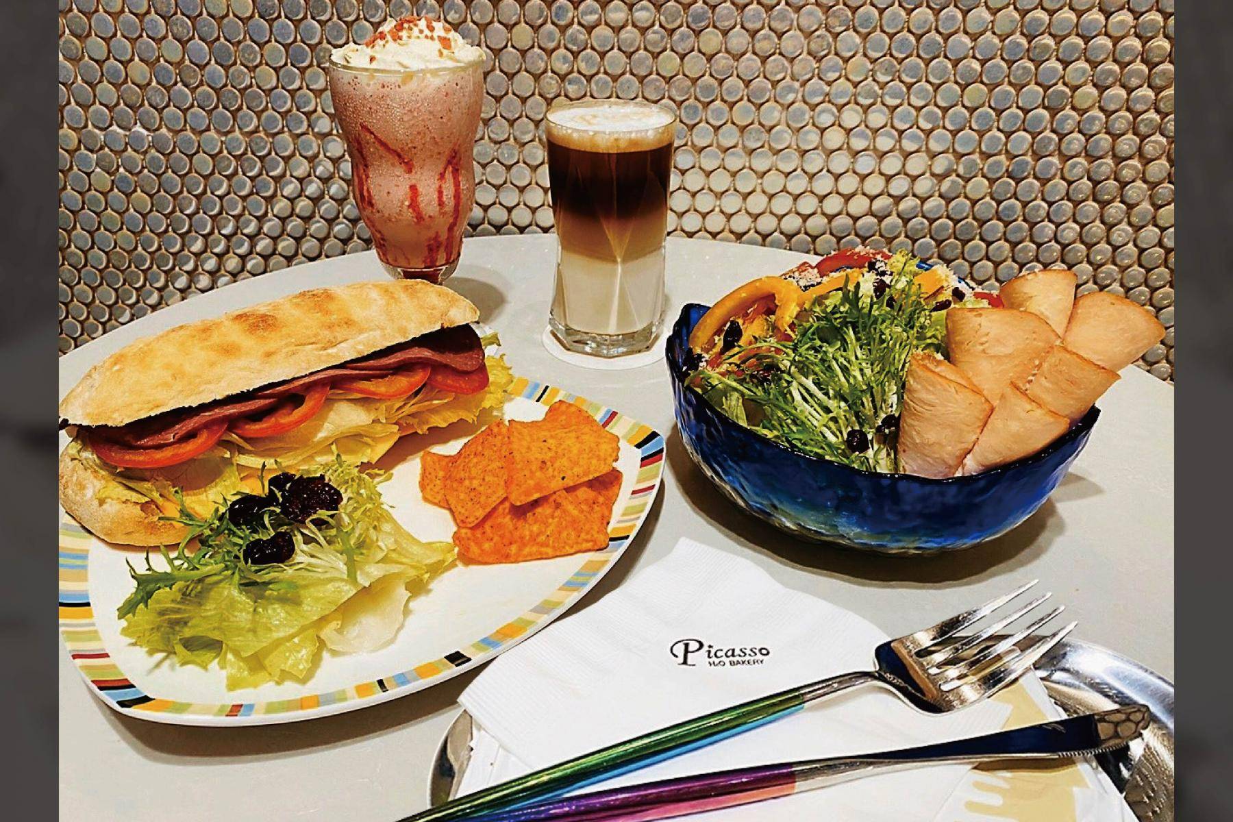 ｜H2O Picasso Bakery-雙人輕食午晚餐套6