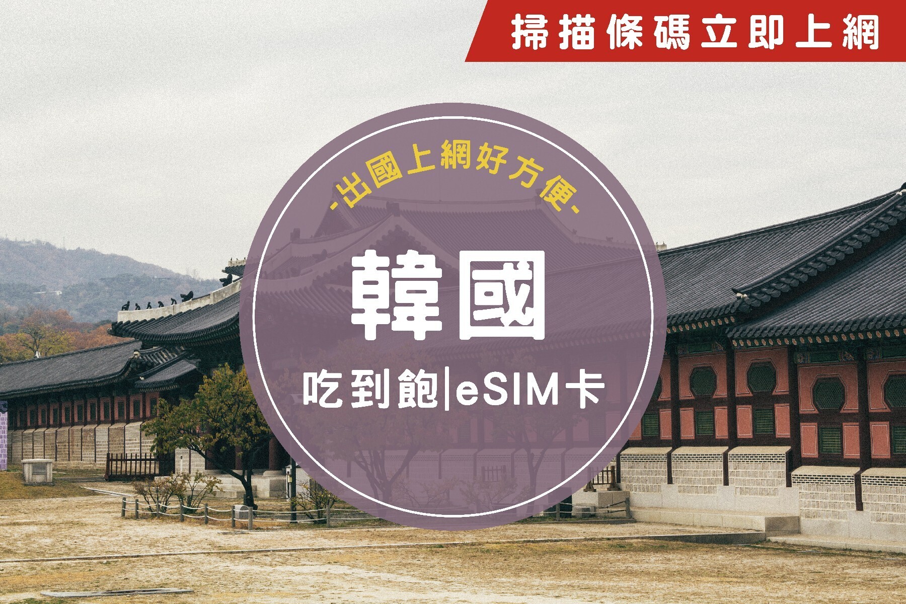 ⓦeSIM韓國-吃到飽不降速上網卡 10天1