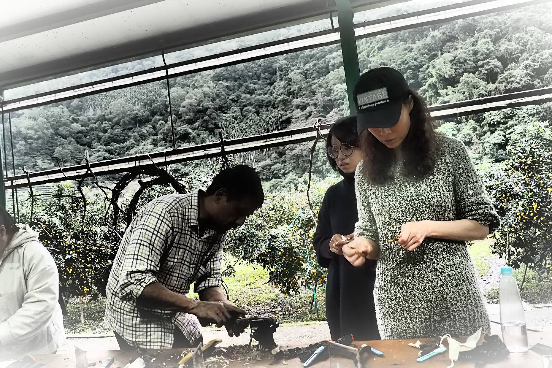 宜蘭枕頭山休閒農業-果樹全利用-果枝筆DIY(最少2人成行)3