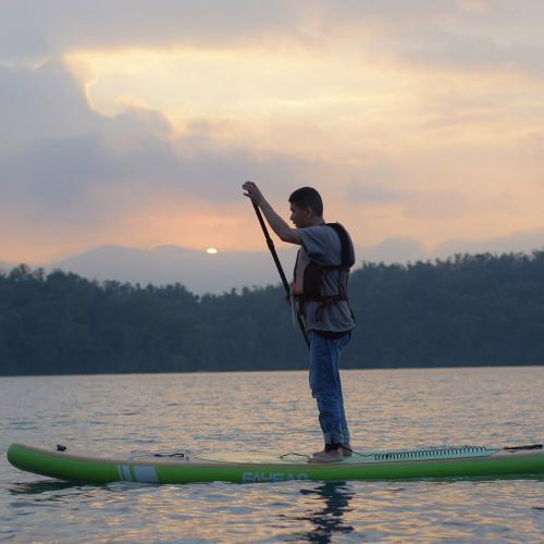 南投日月潭SUP立槳【迷鹿SUP】水上活動體驗券(日出團、日落團、深度遊）（MO)7