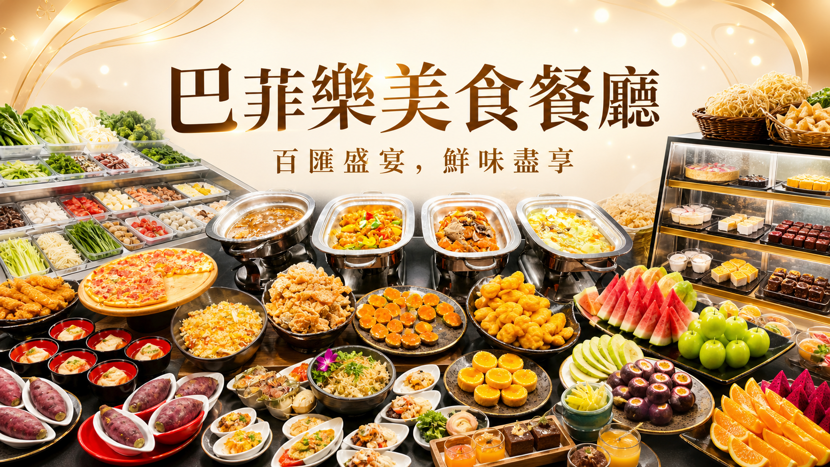 巴菲樂美食餐廳-平日全天吃到飽餐券1