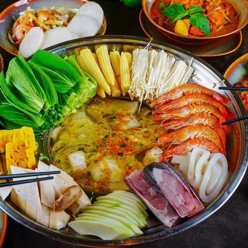 新北汐止【銘記越南文化美食餐廳】五星級主廚越南料理四人火鍋券(MO)4